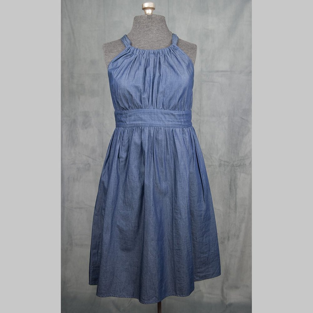 eShakti Chambray Dress - size 1X/16W